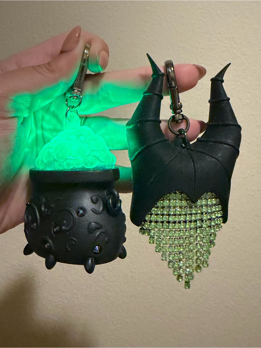 Bath and Body Works Witch Cauldron and Maleficent PocketBac holders
